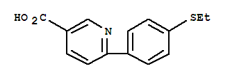 887976-40-1  3-Pyridinecarboxylicacid, 6-[4-(ethylthio)phenyl]-