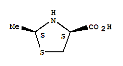 88855-04-3  4-Thiazolidinecarboxylicacid, 2-methyl-, (2S-cis)- (9CI)