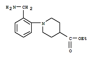 889947-86-8  4-Piperidinecarboxylicacid, 1-[2-(aminomethyl)phenyl]-, ethyl ester