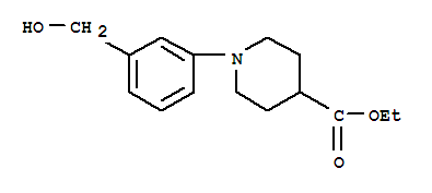 889956-03-0  4-Piperidinecarboxylicacid, 1-[3-(hydroxymethyl)phenyl]-, ethyl ester