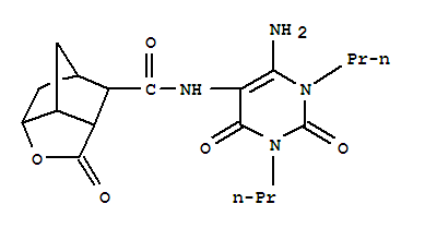 892124-58-2  3,5-Methano-2H-cyclopenta[b]furan-7-carboxamide,N-(6-amino-1,2,3,4-tetrahydro-2,4-dioxo-1,3-dipropyl-5-pyrimidinyl)hexahydro-2-oxo-