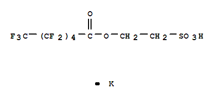 812-95-3  Hexanoicacid, 2,2,3,3,4,4,5,5,6,6,6-undecafluoro-, 2-sulfoethyl ester, potassium salt(1:1)