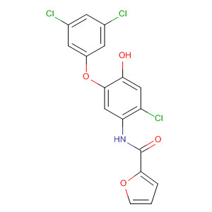 928302-50-5  2-Furancarboxamide,N-[2-chloro-5-(3,5-dichlorophenoxy)-4-hydroxyphenyl]-
