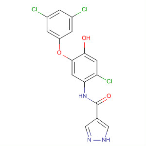 928302-55-0  1H-Pyrazole-4-carboxamide,N-[2-chloro-5-(3,5-dichlorophenoxy)-4-hydroxyphenyl]-