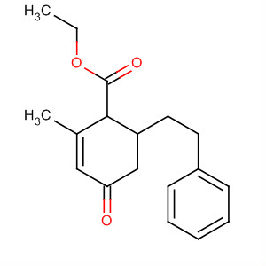 928312-20-3  2-Cyclohexene-1-carboxylic acid, 2-methyl-4-oxo-6-(2-phenylethyl)-,ethyl ester