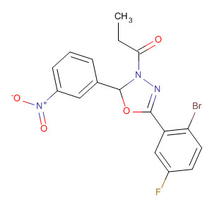 928327-88-2  1-Propanone,1-[5-(2-bromo-5-fluorophenyl)-2-(3-nitrophenyl)-1,3,4-oxadiazol-3(2H)-yl]-