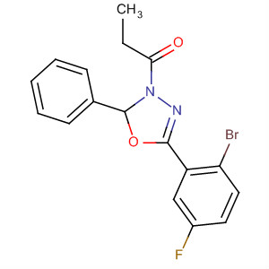 928327-89-3  1-Propanone,1-[5-(2-bromo-5-fluorophenyl)-2-phenyl-1,3,4-oxadiazol-3(2H)-yl]-