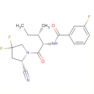 928352-33-4  Benzamide,N-[(1S,2S)-1-[[(2S)-2-cyano-4,4-difluoro-1-pyrrolidinyl]carbonyl]-2-methylbutyl]-3-fluoro-