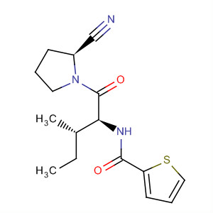 928353-91-7  2-Thiophenecarboxamide,N-[(1S,2S)-1-[[(2S)-2-cyano-1-pyrrolidinyl]carbonyl]-2-methylbutyl]-