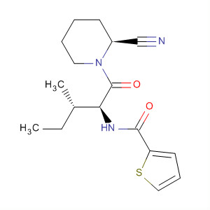 928353-95-1  2-Thiophenecarboxamide,N-[(1S,2S)-1-[[(2S)-2-cyano-1-piperidinyl]carbonyl]-2-methylbutyl]-