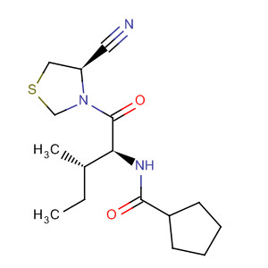 928354-31-8  Cyclopentanecarboxamide,N-[(1S,2S)-1-[[(4R)-4-cyano-3-thiazolidinyl]carbonyl]-2-methylbutyl]-