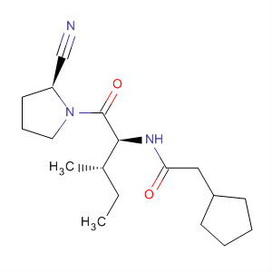 928354-48-7  Cyclopentaneacetamide,N-[(1S,2S)-1-[[(2S)-2-cyano-1-pyrrolidinyl]carbonyl]-2-methylbutyl]-