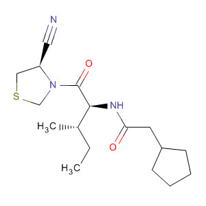 928354-50-1  Cyclopentaneacetamide,N-[(1S,2S)-1-[[(4R)-4-cyano-3-thiazolidinyl]carbonyl]-2-methylbutyl]-