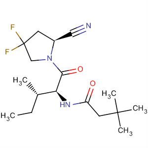 928354-66-9  Butanamide,N-[(1S,2S)-1-[[(2S)-2-cyano-4,4-difluoro-1-pyrrolidinyl]carbonyl]-2-methylbutyl]-3,3-dimethyl-