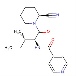 928355-30-0  4-Pyridinecarboxamide,N-[(1S,2S)-1-[[(2S)-2-cyano-1-piperidinyl]carbonyl]-2-methylbutyl]-
