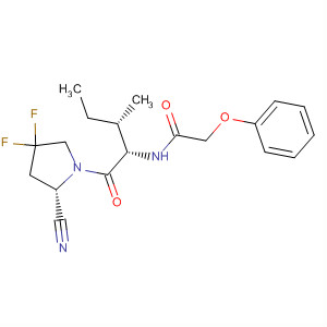 928355-60-6  Acetamide,N-[(1S,2S)-1-[[(2S)-2-cyano-4,4-difluoro-1-pyrrolidinyl]carbonyl]-2-methylbutyl]-2-phenoxy-