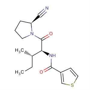 928355-76-4  3-Thiophenecarboxamide,N-[(1S,2S)-1-[[(2S)-2-cyano-1-pyrrolidinyl]carbonyl]-2-methylbutyl]-
