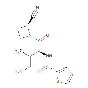 928357-15-7  2-Thiophenecarboxamide,N-[(1S,2S)-1-[[(2S)-2-cyano-1-azetidinyl]carbonyl]-2-methylbutyl]-
