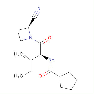 928357-34-0  Cyclopentanecarboxamide,N-[(1S,2S)-1-[[(2S)-2-cyano-1-azetidinyl]carbonyl]-2-methylbutyl]-
