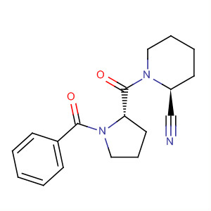 928358-38-7  2-Piperidinecarbonitrile, 1-[[(2S)-1-benzoyl-2-pyrrolidinyl]carbonyl]-,(2S)-