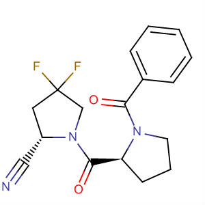 928358-40-1  2-Pyrrolidinecarbonitrile,1-[[(2S)-1-benzoyl-2-pyrrolidinyl]carbonyl]-4,4-difluoro-, (2S)-