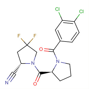 928358-66-1  2-Pyrrolidinecarbonitrile,1-[[(2S)-1-(3,4-dichlorobenzoyl)-2-pyrrolidinyl]carbonyl]-4,4-difluoro-,(2S)-