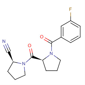 928358-70-7  2-Pyrrolidinecarbonitrile,1-[[(2S)-1-(3-fluorobenzoyl)-2-pyrrolidinyl]carbonyl]-, (2S)-