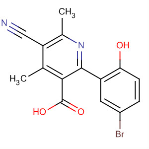 928613-78-9  3-Pyridinecarboxylic acid,2-(5-bromo-2-hydroxyphenyl)-5-cyano-4,6-dimethyl-