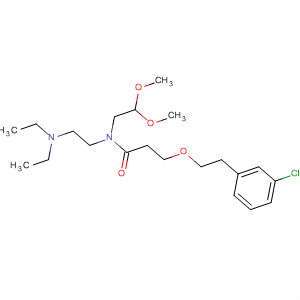 928663-76-7  Propanamide,3-[2-(3-chlorophenyl)ethoxy]-N-[2-(diethylamino)ethyl]-N-(2,2-dimethoxyethyl)-