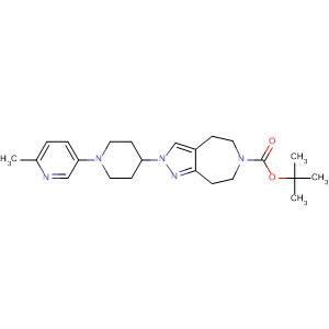 928775-42-2  Pyrazolo[3,4-d]azepine-6(2H)-carboxylic acid,4,5,7,8-tetrahydro-2-[1-(6-methyl-3-pyridinyl)-4-piperidinyl]-,1,1-dimethylethyl ester