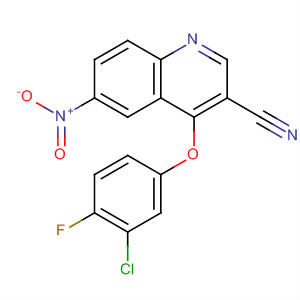 928779-54-8  3-Quinolinecarbonitrile, 4-(3-chloro-4-fluorophenoxy)-6-nitro-
