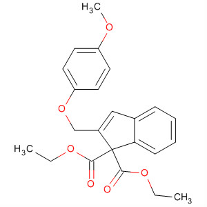 928819-35-6  1H-Indene-1,1-dicarboxylic acid, 2-[(4-methoxyphenoxy)methyl]-,1,1-diethyl ester