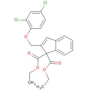 928819-44-7  1H-Indene-1,1-dicarboxylic acid, 2-[(2,4-dichlorophenoxy)methyl]-,1,1-diethyl ester