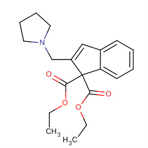 928819-47-0  1H-Indene-1,1-dicarboxylic acid, 2-(1-pyrrolidinylmethyl)-, 1,1-diethylester