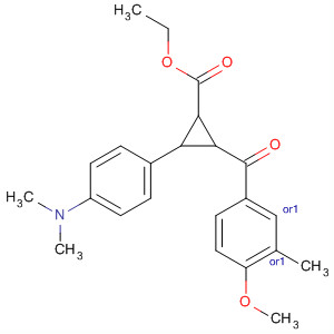 928843-52-1  Cyclopropanecarboxylic acid,2-[4-(dimethylamino)phenyl]-3-(4-methoxy-3-methylbenzoyl)-, ethylester, (2R,3R)-rel-