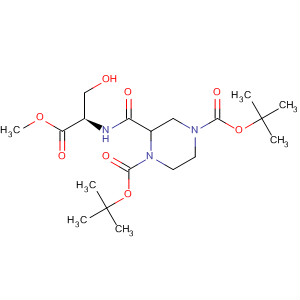 929047-44-9  D-Serine,N-[[1,4-bis[(1,1-dimethylethoxy)carbonyl]-2-piperazinyl]carbonyl]-,methyl ester