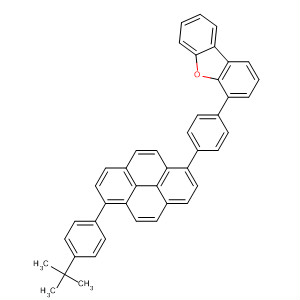 929100-50-5  Dibenzofuran, 4-[4-[6-[4-(1,1-dimethylethyl)phenyl]-1-pyrenyl]phenyl]-