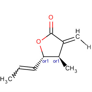 929111-00-2  2(3H)-Furanone, dihydro-4-methyl-3-methylene-5-(1E)-1-propen-1-yl-,(4R,5S)-rel-