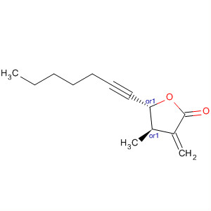929111-05-7  2(3H)-Furanone, 5-(1-heptyn-1-yl)dihydro-4-methyl-3-methylene-,(4R,5R)-rel-