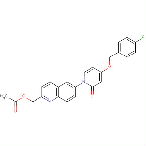 929192-69-8  2(1H)-Pyridinone,1-[2-[(acetyloxy)methyl]-6-quinolinyl]-4-[(4-chlorophenyl)methoxy]-