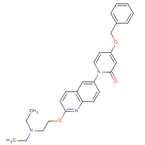 929192-80-3  2(1H)-Pyridinone,1-[2-[2-(diethylamino)ethoxy]-6-quinolinyl]-4-(phenylmethoxy)-