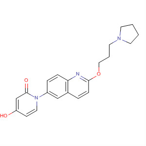 929192-84-7  2(1H)-Pyridinone,4-hydroxy-1-[2-[3-(1-pyrrolidinyl)propoxy]-6-quinolinyl]-