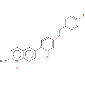 929192-87-0  2(1H)-Pyridinone,4-[(4-fluorophenyl)methoxy]-1-(2-methyl-1-oxido-6-quinolinyl)-