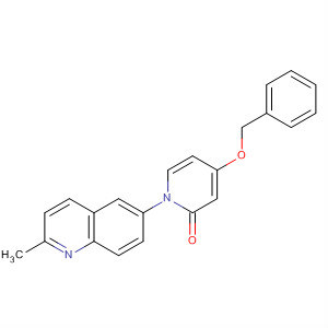 929192-89-2  2(1H)-Pyridinone, 1-(2-methyl-6-quinolinyl)-4-(phenylmethoxy)- 929192-89-2  2(1H)-Pyridinone, 1-(2-methyl-6-quinolinyl)-4-(phenylmethoxy)-