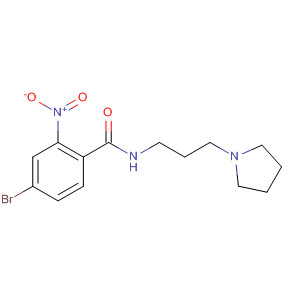 929192-93-8  Benzamide, 4-bromo-2-nitro-N-[3-(1-pyrrolidinyl)propyl]-