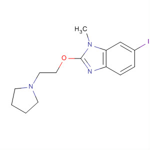 929193-28-2  1H-Benzimidazole, 6-iodo-1-methyl-2-[2-(1-pyrrolidinyl)ethoxy]-