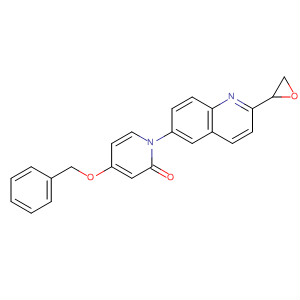 929193-37-3  2(1H)-Pyridinone, 1-[2-(2-oxiranyl)-6-quinolinyl]-4-(phenylmethoxy)-