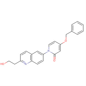 929193-38-4  2(1H)-Pyridinone, 1-[2-(2-hydroxyethyl)-6-quinolinyl]-4-(phenylmethoxy)-