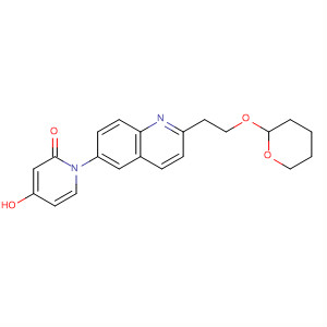 929193-41-9  2(1H)-Pyridinone,4-hydroxy-1-[2-[2-[(tetrahydro-2H-pyran-2-yl)oxy]ethyl]-6-quinolinyl]-