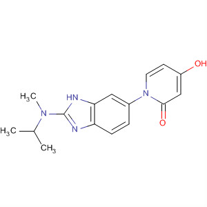 929193-55-5  2(1H)-Pyridinone,4-hydroxy-1-[2-[methyl(1-methylethyl)amino]-1H-benzimidazol-6-yl]-